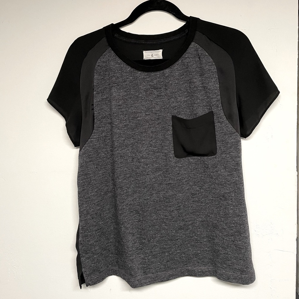Sheer Back Pocket Tee